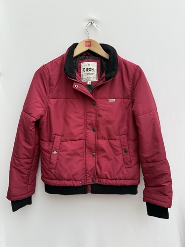 Diesel red puffer jacket - diesel,