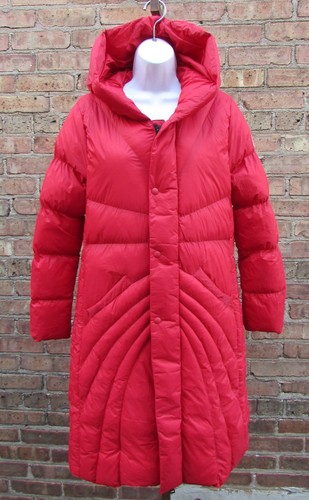Moncler women red long puffer - women,
