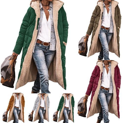 Ladies warm winter long - warm, coat