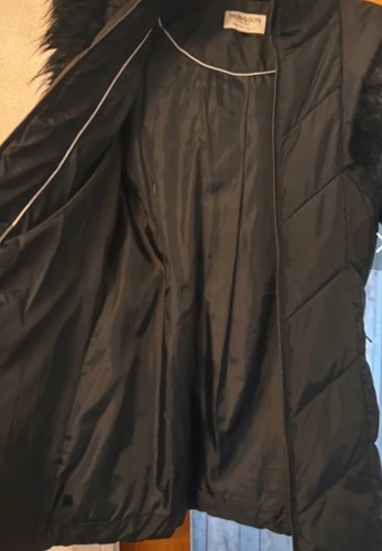 Monsoon womans black quilted